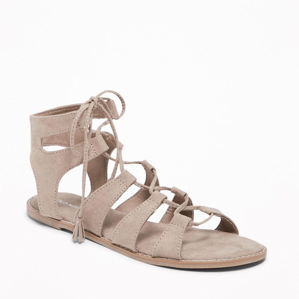 Old Navy | Lace up gladiator sandal size 10